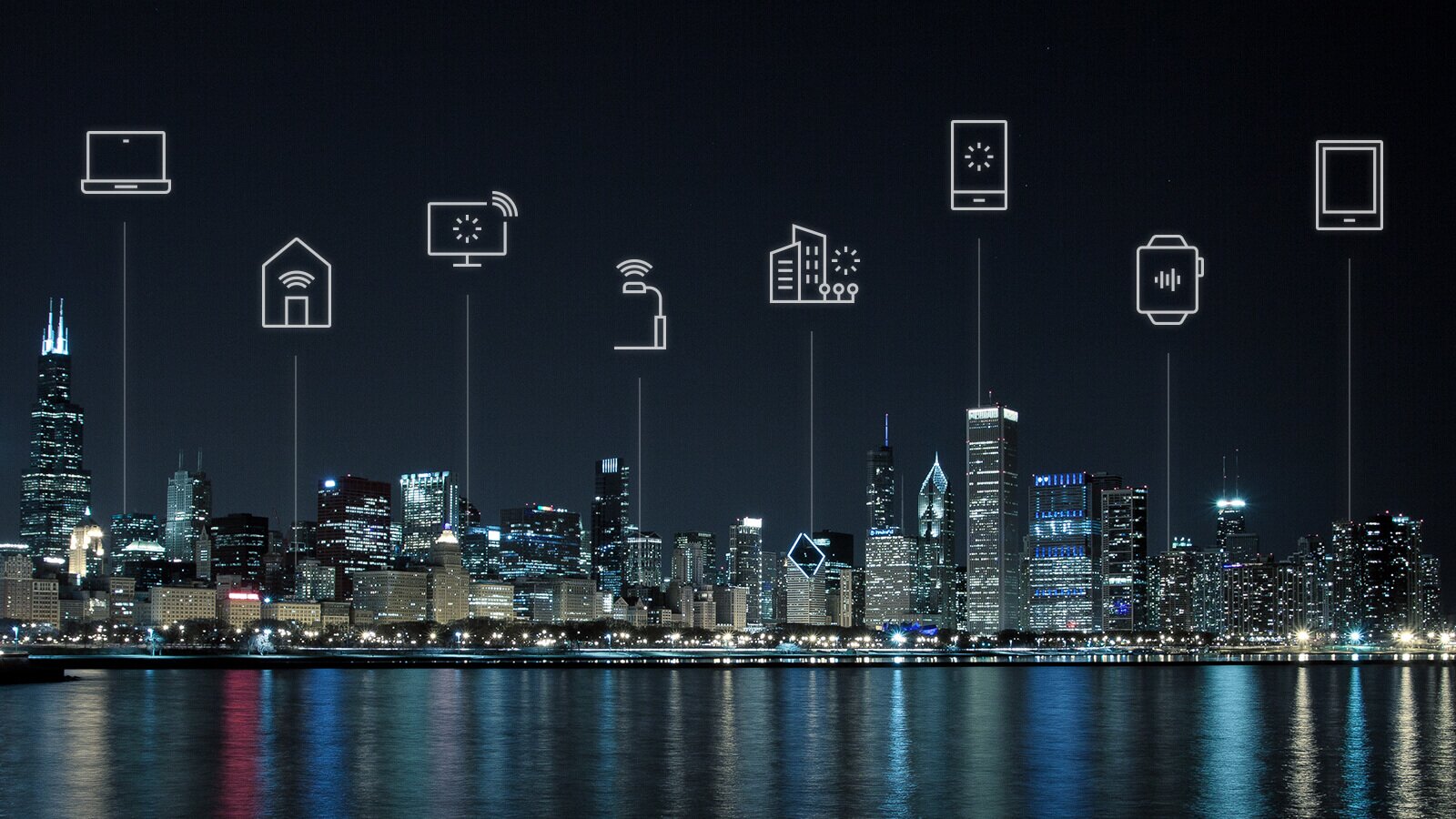 Internet of things connected city