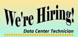 Data Center Technician Job Ad Banner